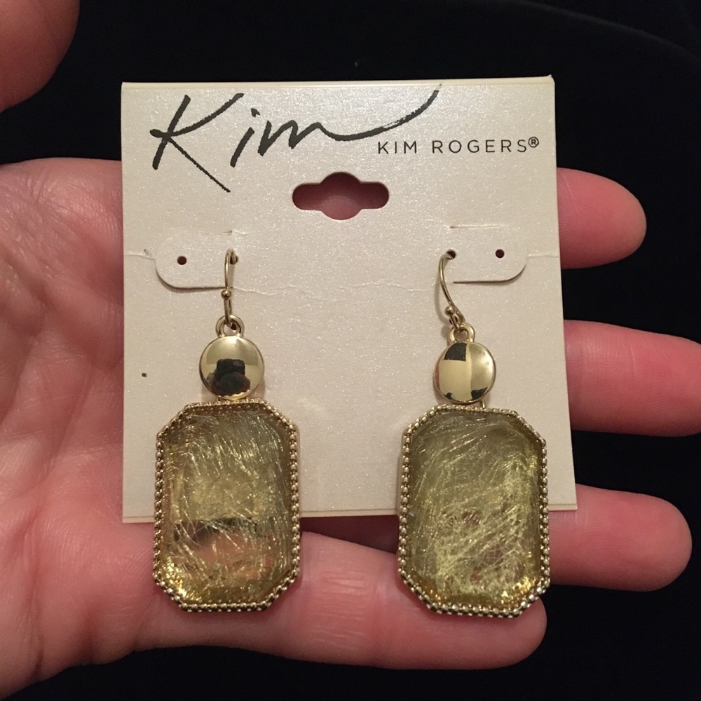 Kim Rogers Vintage Dangle Hook Earrings - Picture 6 of 8